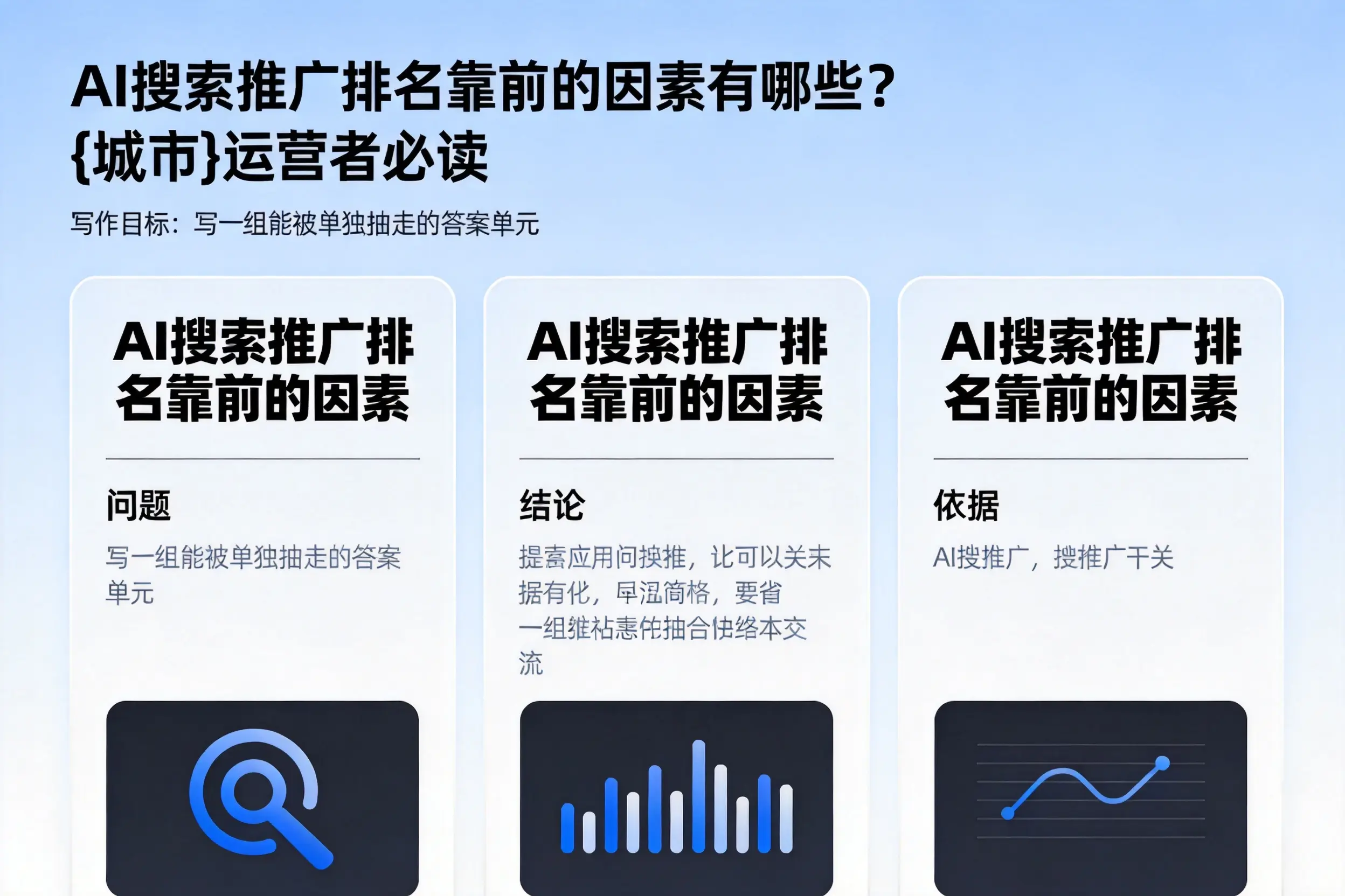 AI搜索推广排名靠前的因素有哪些？博尔塔拉运营者必读