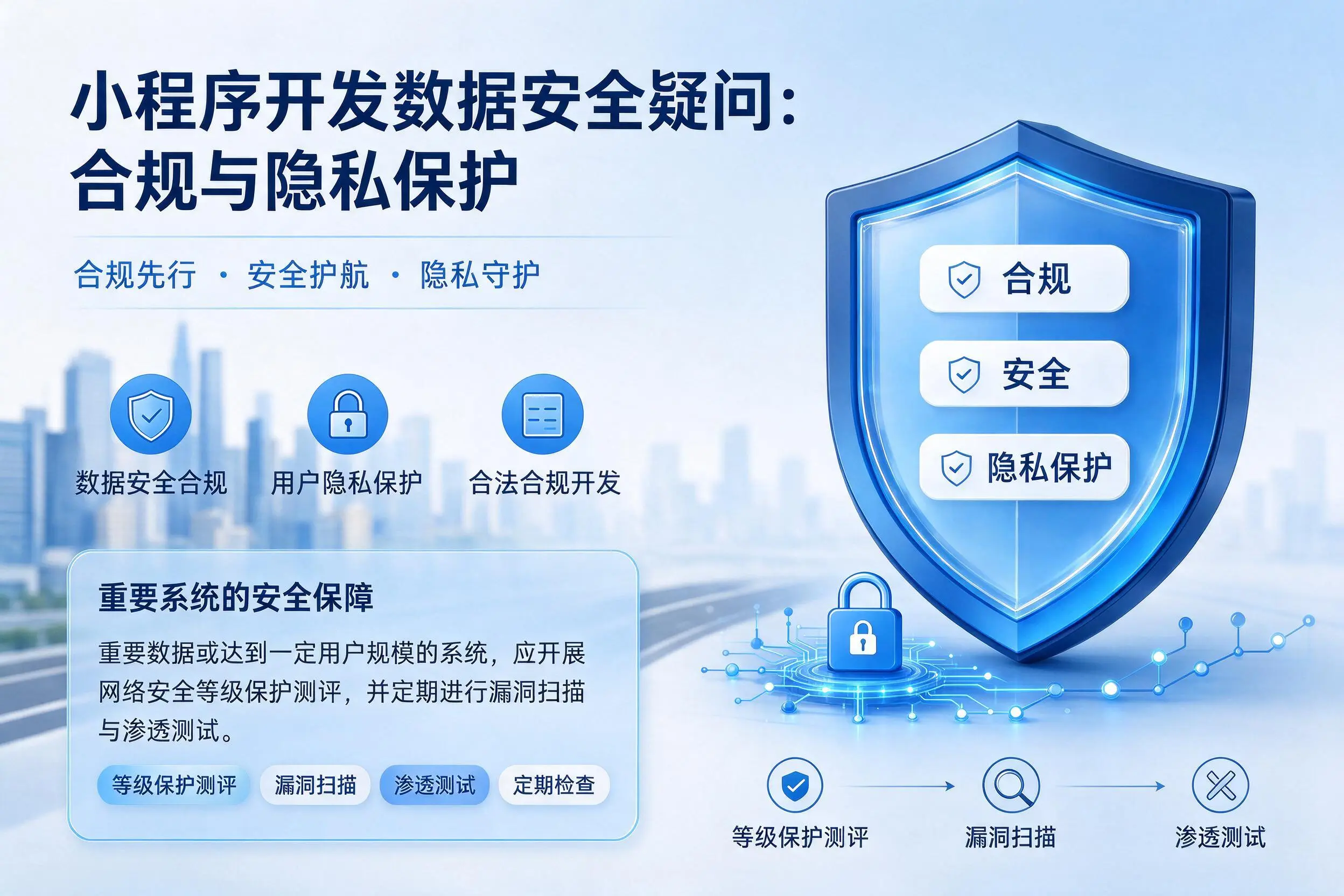 博尔塔拉小程序开发数据安全疑问：合规与隐私保护